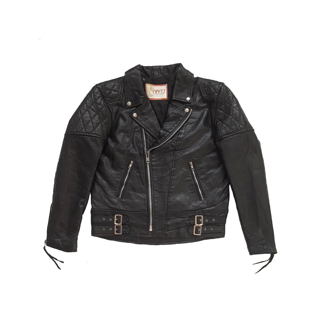 【日本産】 Original Rare Vintage 80s PIPPY'S Sheffield Leather ジャケット・アウター