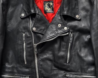 Original Rare Vintage 70s Eagle Leathers Lightning Type