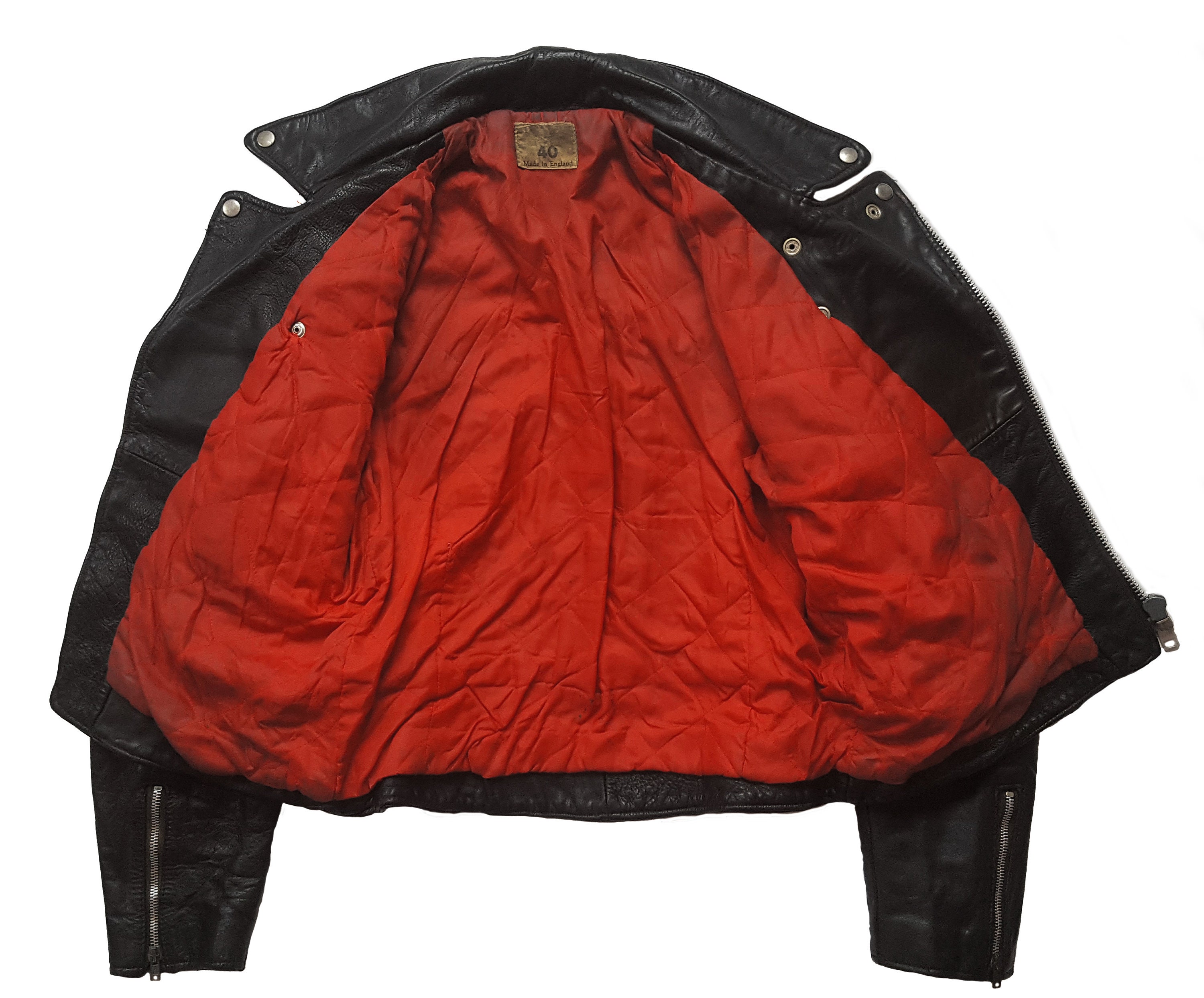 Ultra Rare Vintage 60s Eagle Leathers Lightning Type