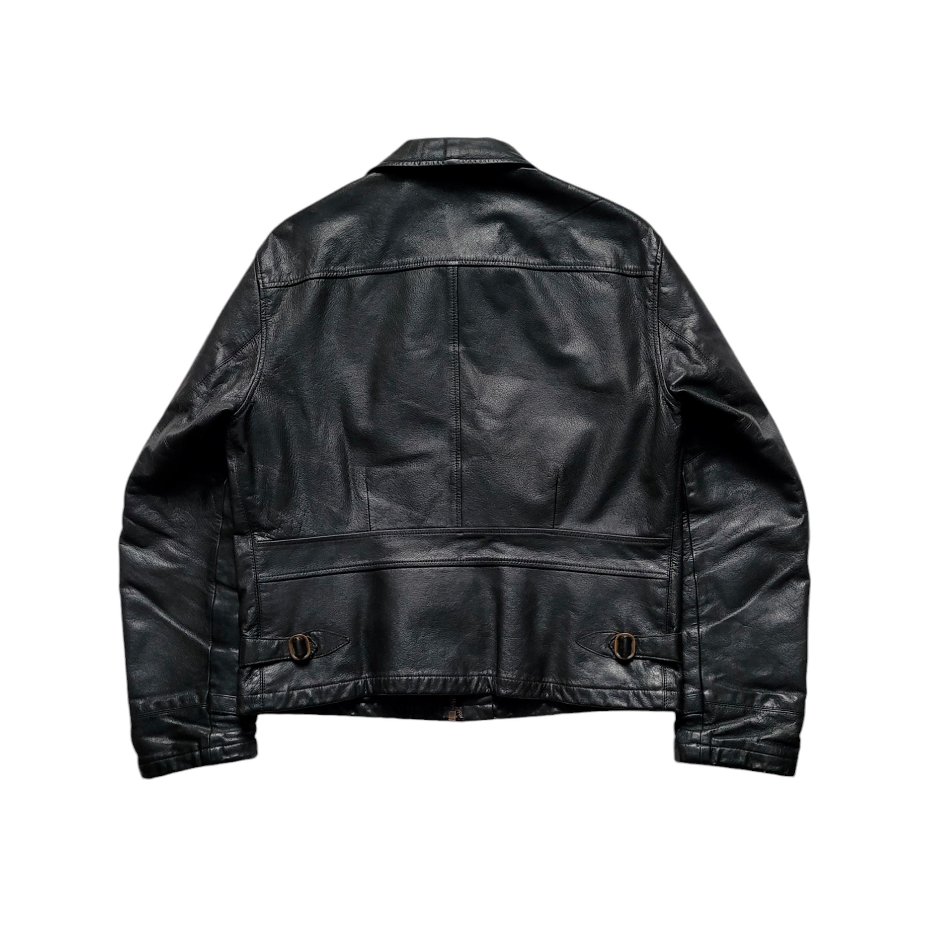 1990s EMPORIO ARMANI LEATHER JACKET 1990s EMPORIO ARMANI LEATHER JACKET