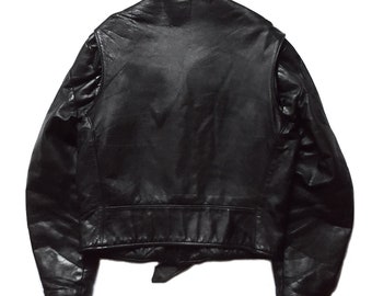 Rare Vintage 80s Excelled Classic Perfecto Leather Motorcycle