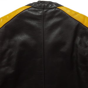 Very Rare Vintage 80s Segura Leather Cafe Racer / Rider Motorcycle Jacket Made In France image 9