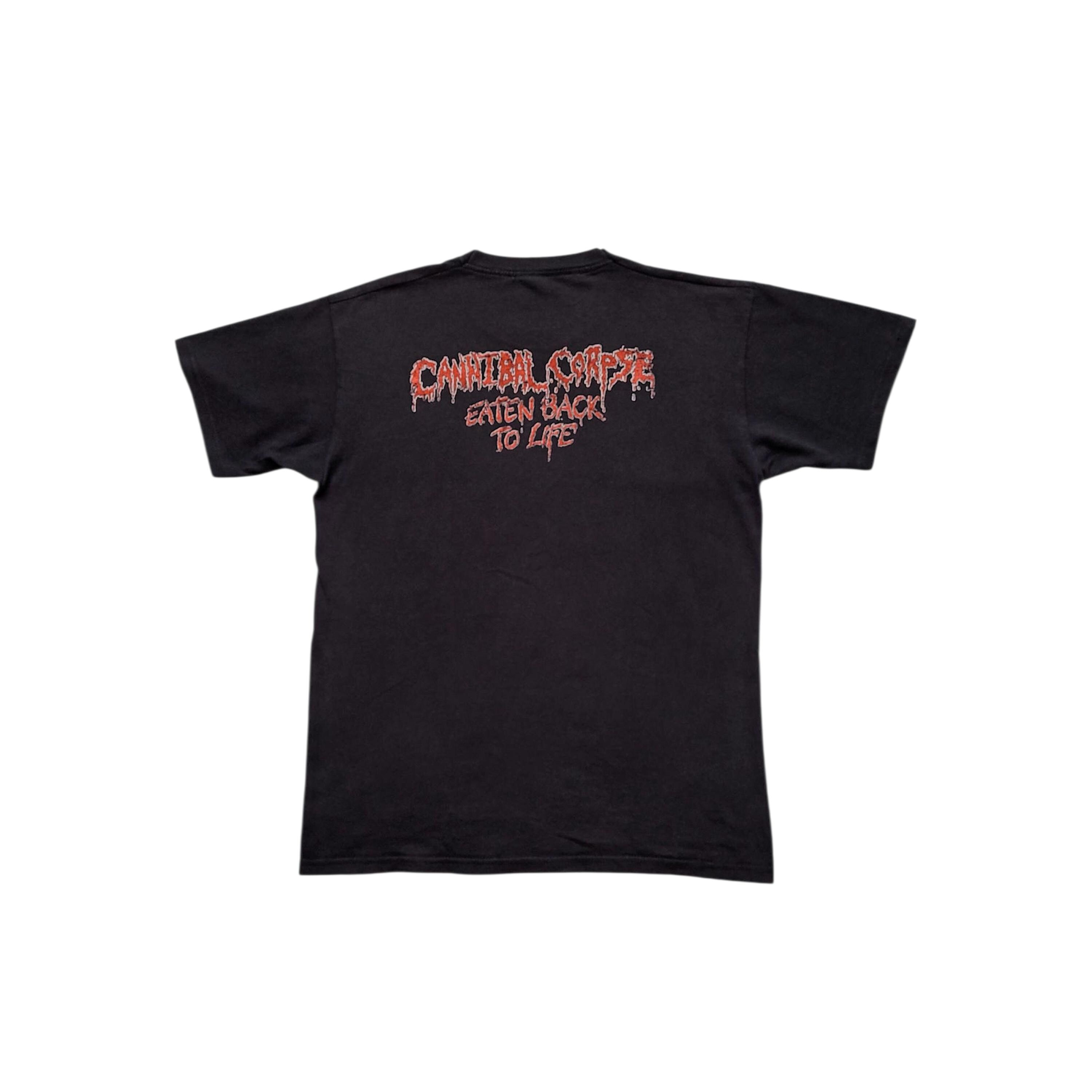 Original Rare Vintage 90s Cannibal Corpse Eaten Back To' Life Worn