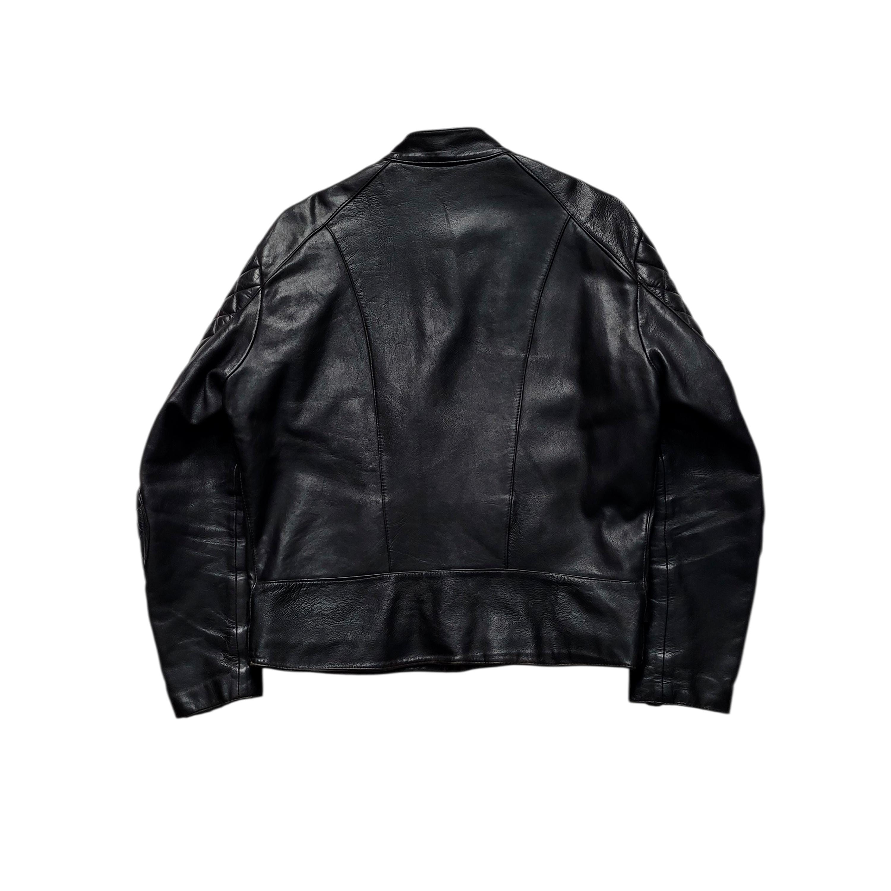バイク レア ヴィンテージ ライダースジャケットmodeka Speed Equipe