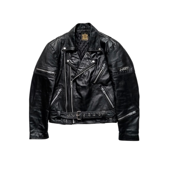 ジャケット・アウター 70s~80s UNKNOWN A-2 Type Leather Jacket VINTAGE 1970s/80s BLACK PUNK ROCK LEATHER JACKET YKK ZIP