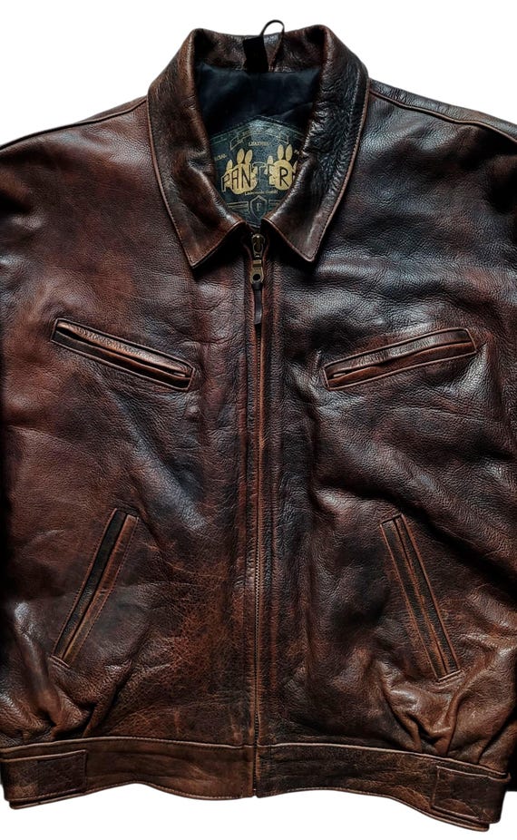 Original Rare Vintage 90s Pantera Hartmann Type Bomber Flight
