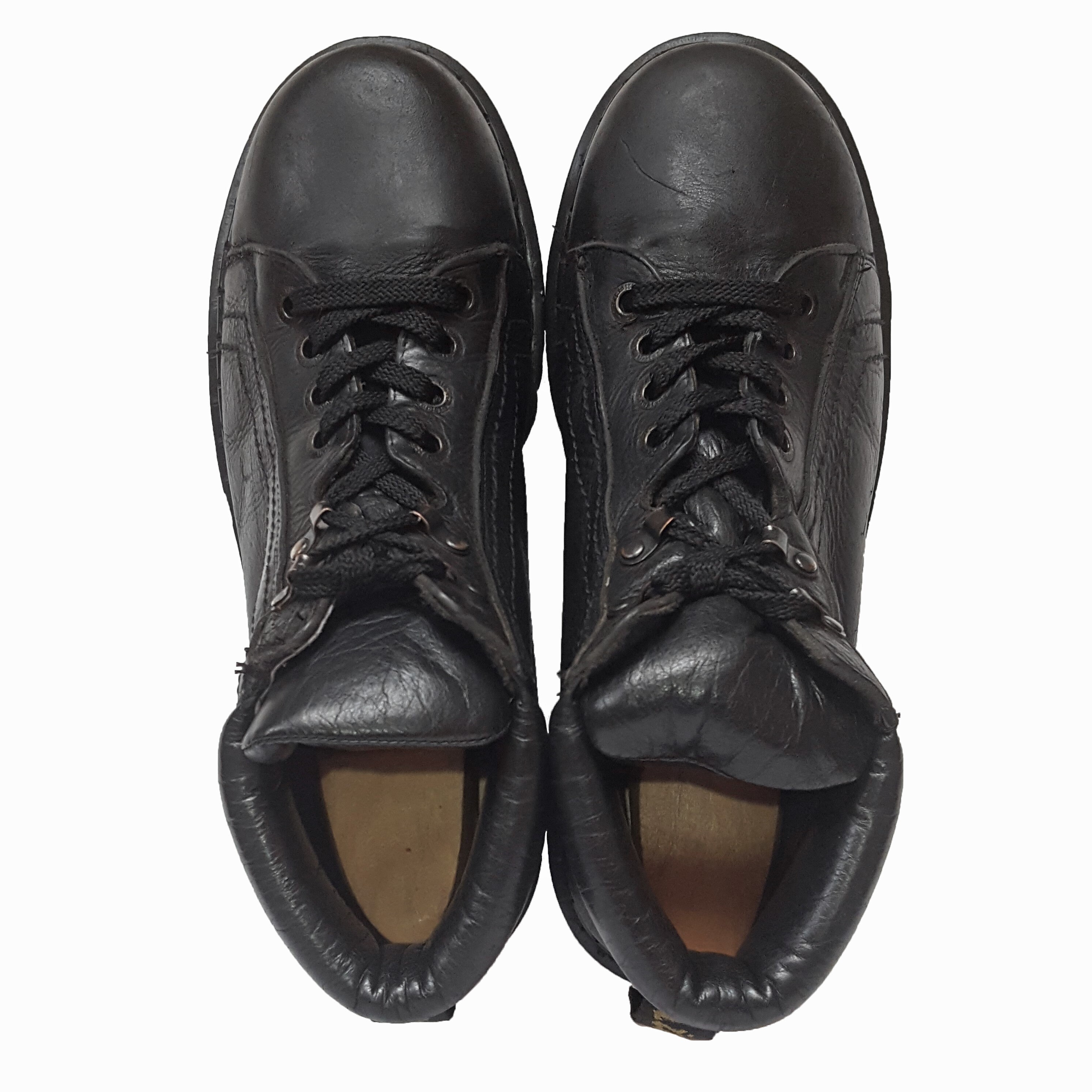 Very Rare 90s Dr. Martens 8316 Goth Punk Leather Boots Made In England Sz 11 Very Rare Vintage 90s Dr. Martens 8316 Goth Punk Leather  main image 3