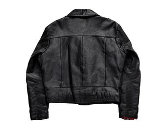 希少vintage 80s〜 England製leather jacket Original Rare Vintage 80s British Type Motorcycle Punk Leather
