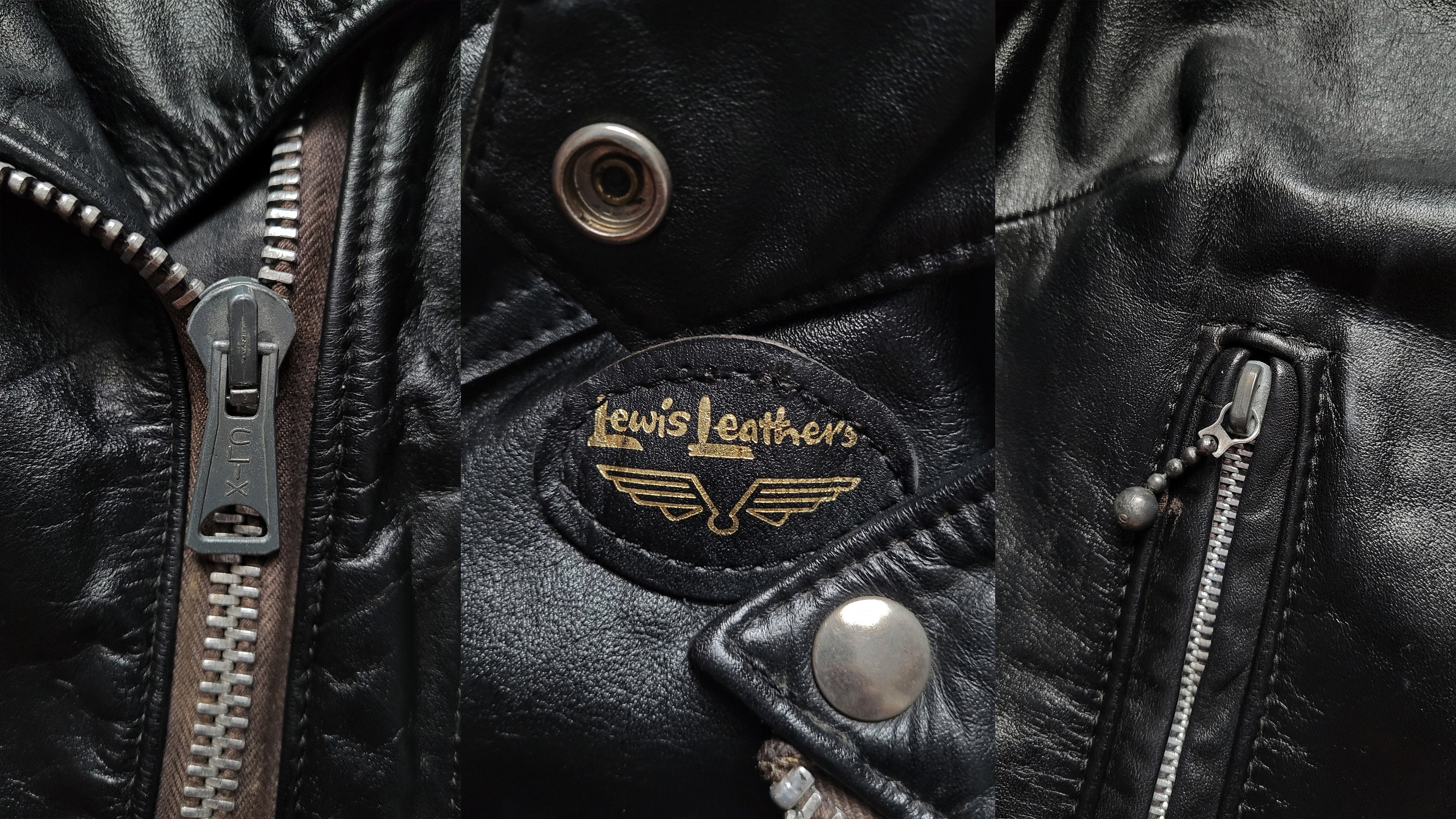 Original Rare Vintage 70s Lewis Leathers Super Monza 445L Original Rare Vintage 70s Lewis Leathers Super Monza 445L
