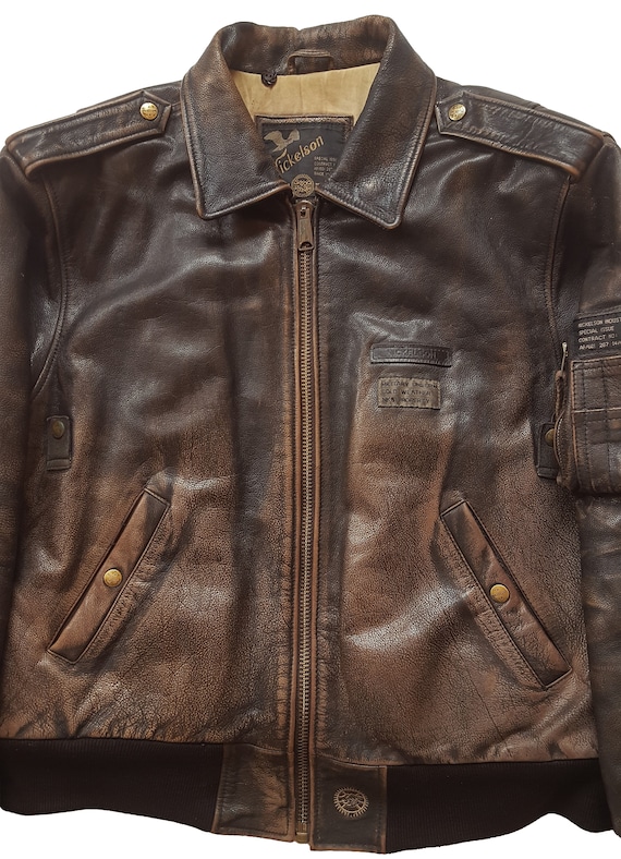 Original Rare Vintage 90s Nikelson B-15 Military Type Flight