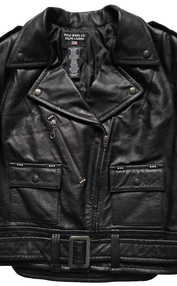 ジャケット・アウター 90s Polo by Ralph Lauren Motorcycle Original Rare Vintage Deadstock 90s Polo Jeans / Ralph Lauren