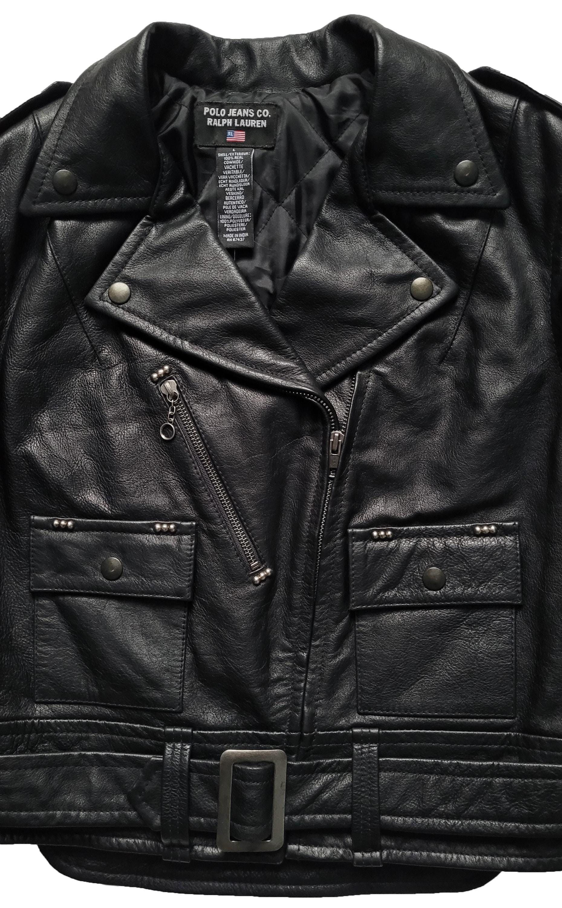 ジャケット・アウター 90s Polo by Ralph Lauren Motorcycle Original Rare Vintage Deadstock 90s Polo Jeans / Ralph Lauren