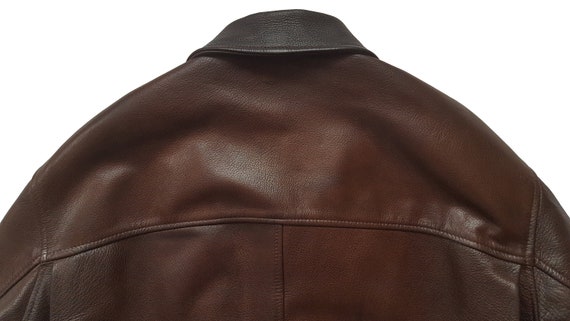 Original Rare Vintage 90s Victory Leather A-2 Type Indiana