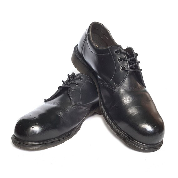 Rare Vintage 90s Dr. Martens 1925 Industrial Steel Toe Punk Boots Made in England