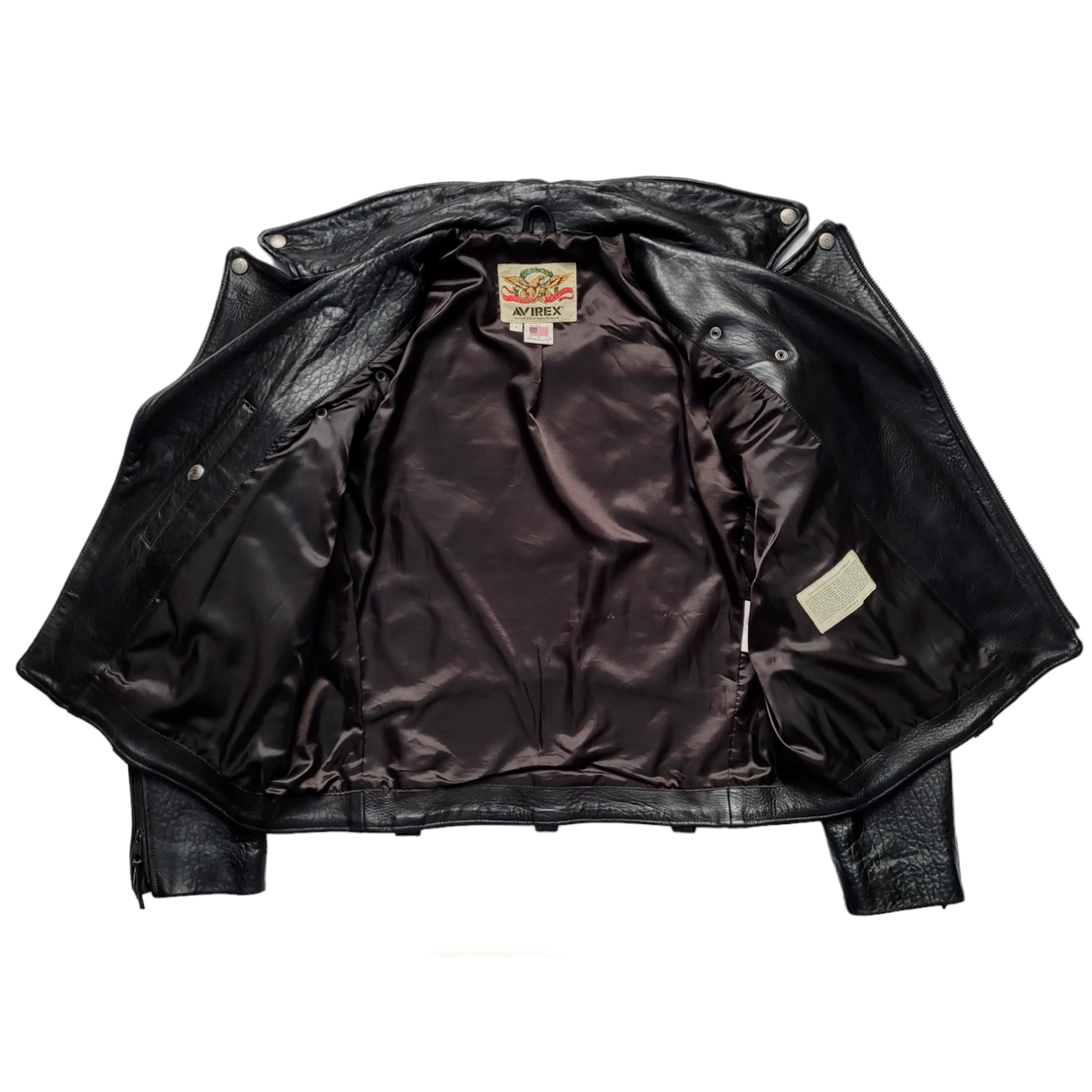 Original Rare Vintage 90s Avirex Classics D Pocked Patched Oversized Motorcycle Leather Jacket Made in USA - Etsy Original Rare Vintage 90s Avirex Classics D Pocked Patched Oversized Motorcycle Leather Jacket Made in USA - Etsy