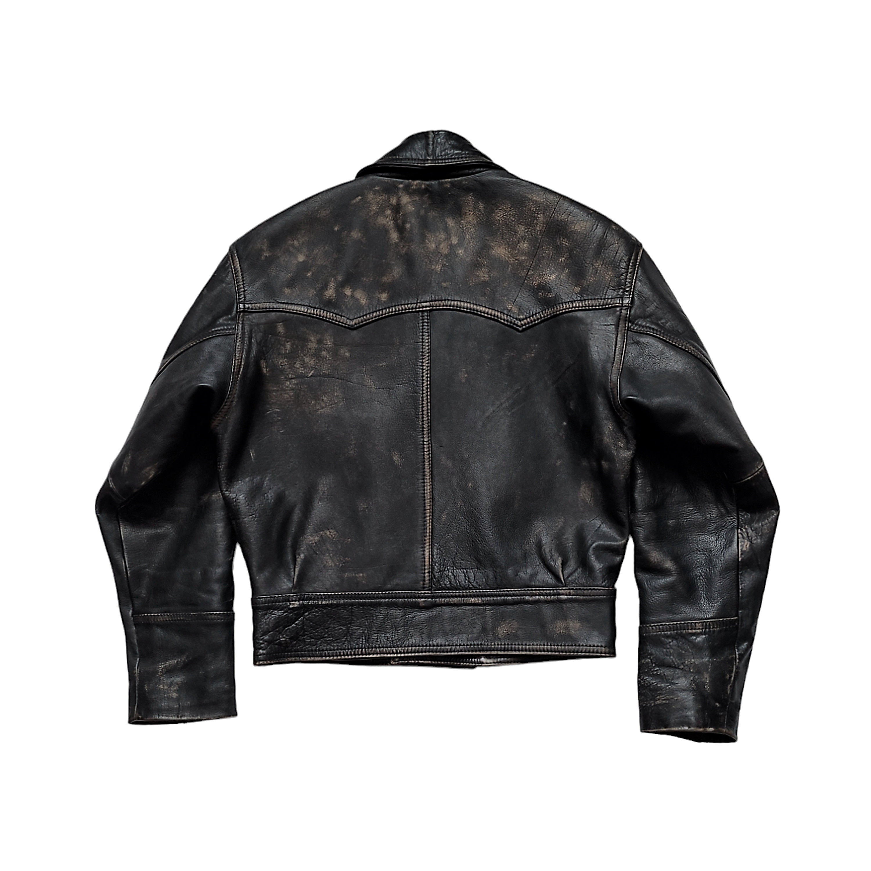 ジャケット・アウター 80s 90s GERMANY leather flight jacket Vintage 80's NAK Brown Leather Flight Jacket – CobbleStore Vintage