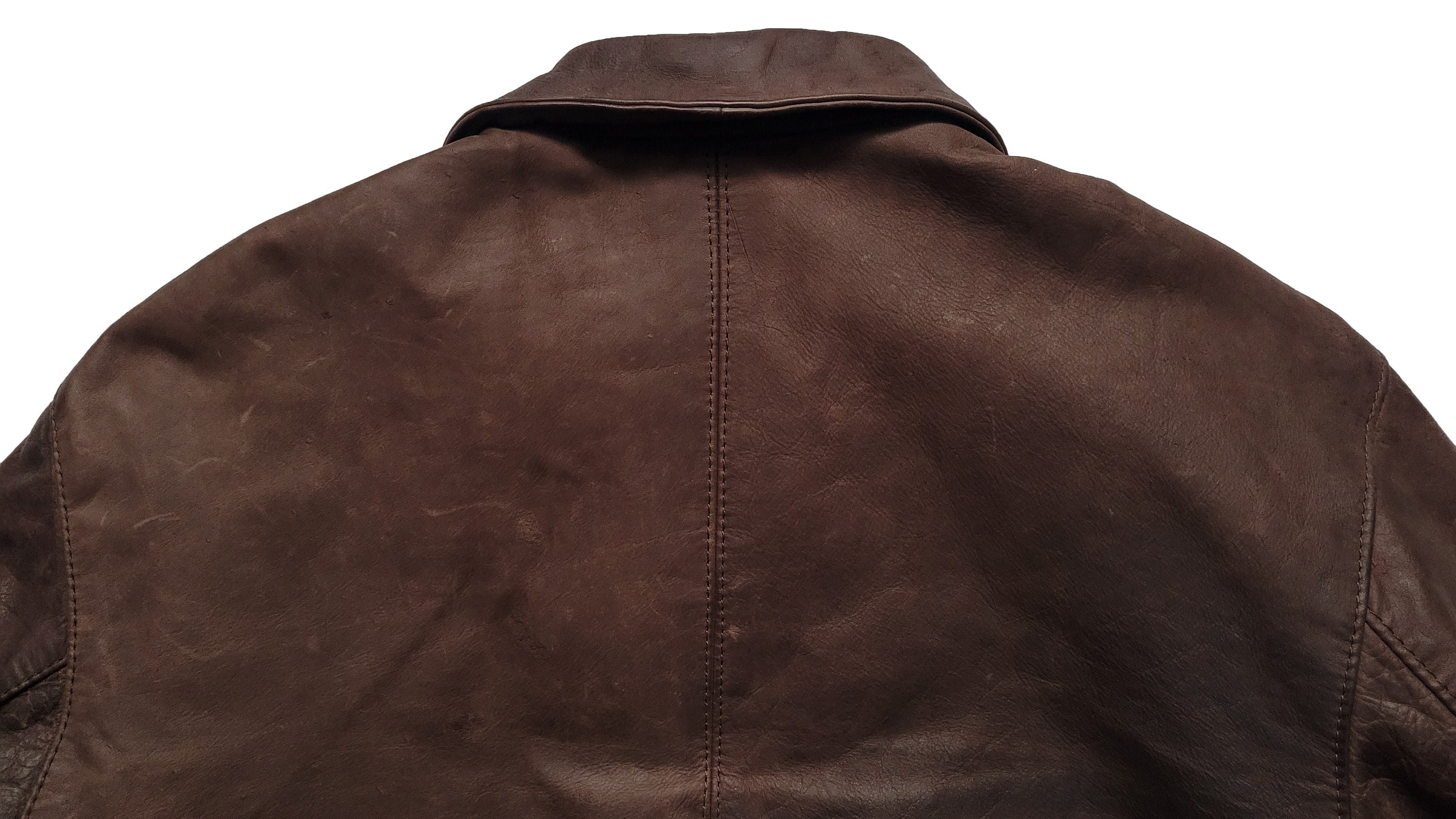 ジャケット・アウター leather knit jacket 80's~ old Italy Firenze Italian Vera Pelle Leather Jacket Vintage Moto Style Zip