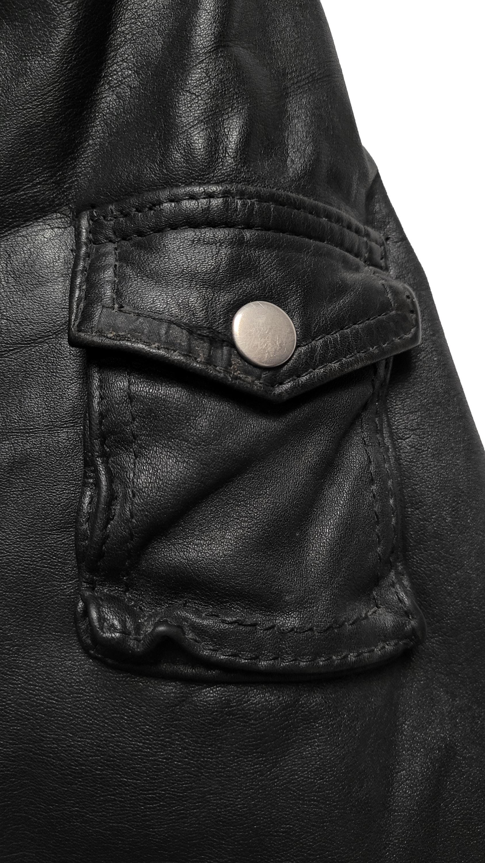 Original Rare Vintage 80s Campri Manx Motorcycle Punk Leather