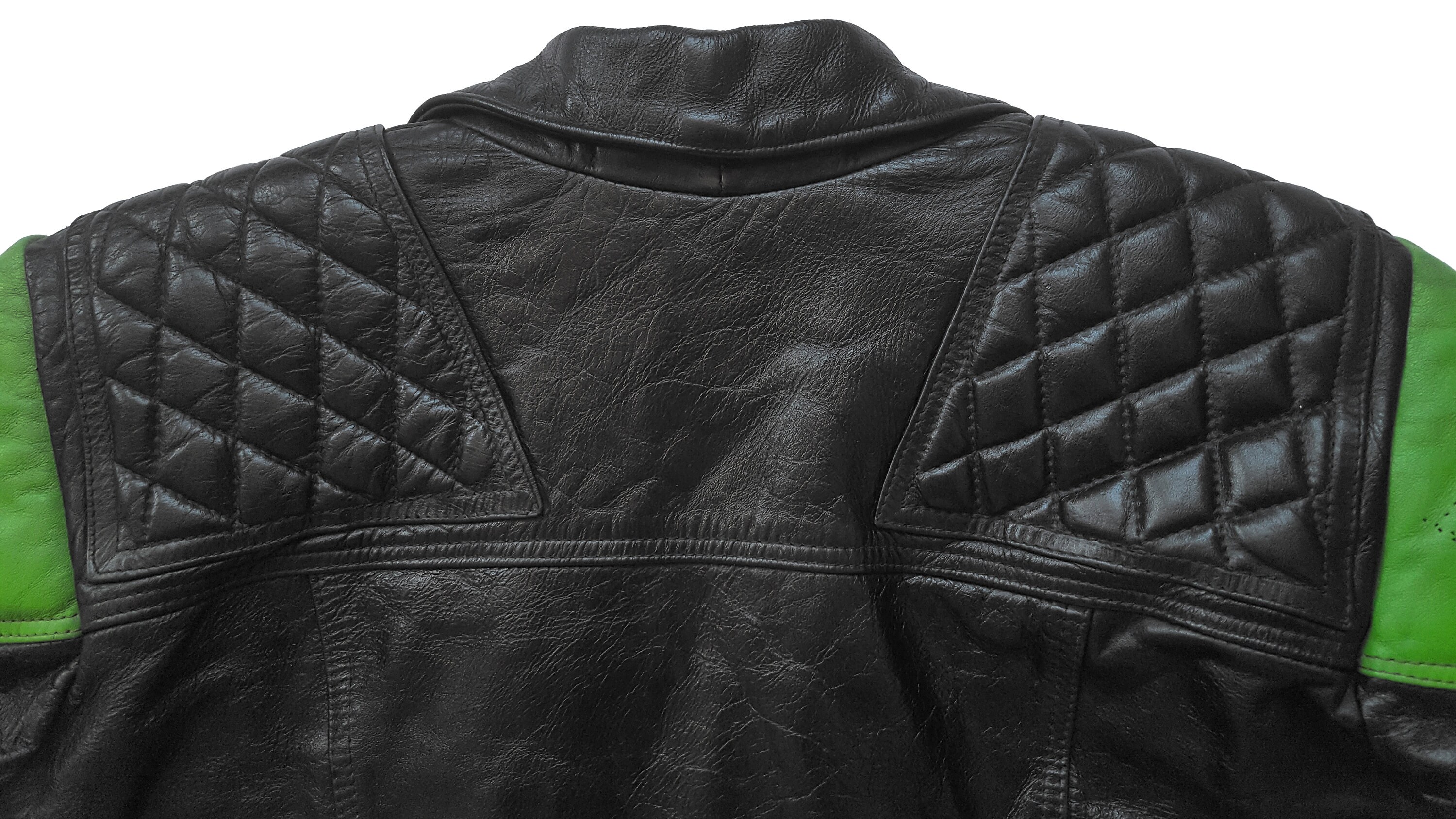 Vintage Leather Jacket Men's XL Black Rat Fink Motorcycle