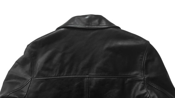 Very Rare Vintage 90s Avirex USA Leather Short Coat Jacket - Etsy