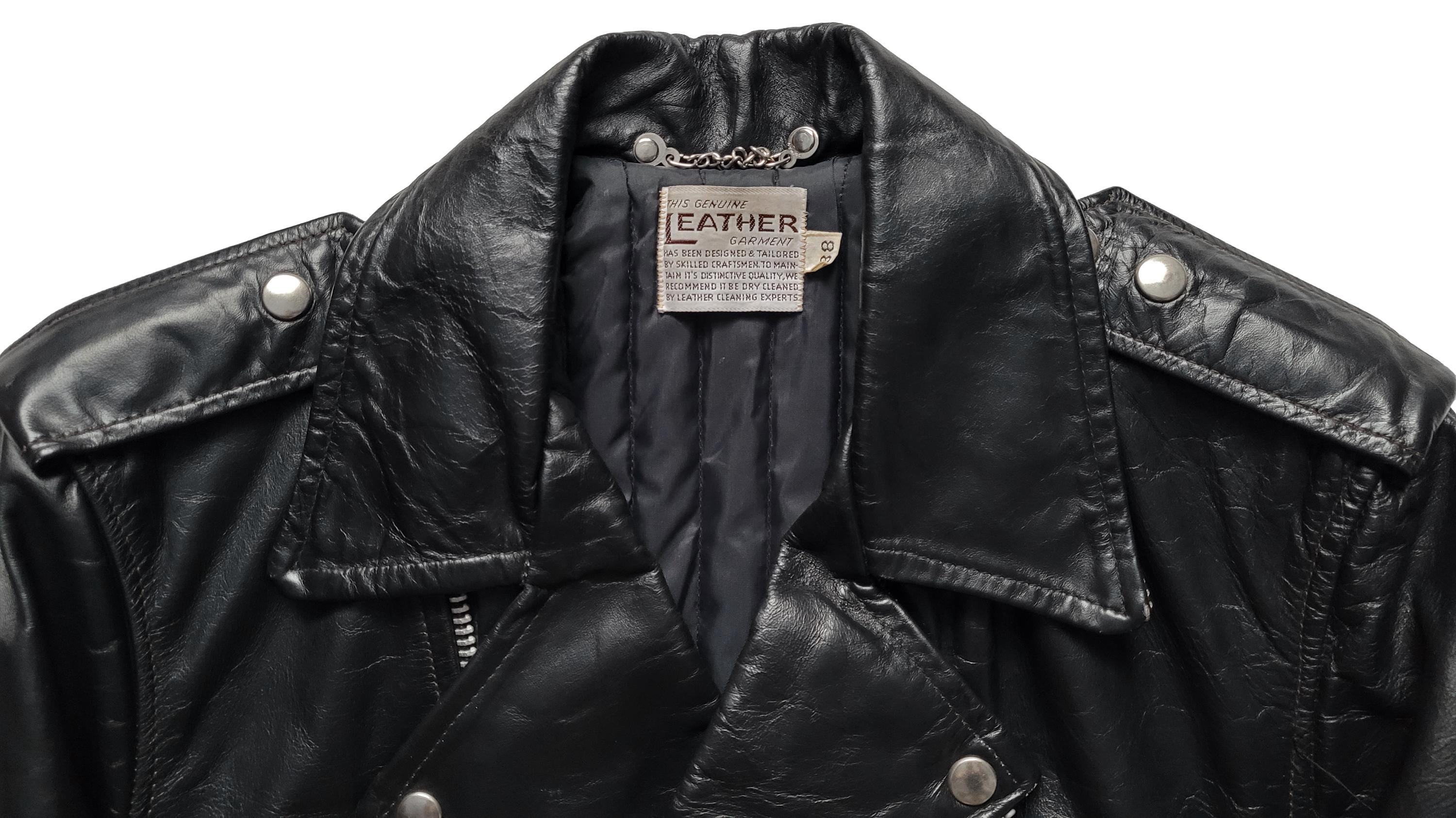 Original Rare Vintage 70s Fidelity Ranger Motorcycle Leather