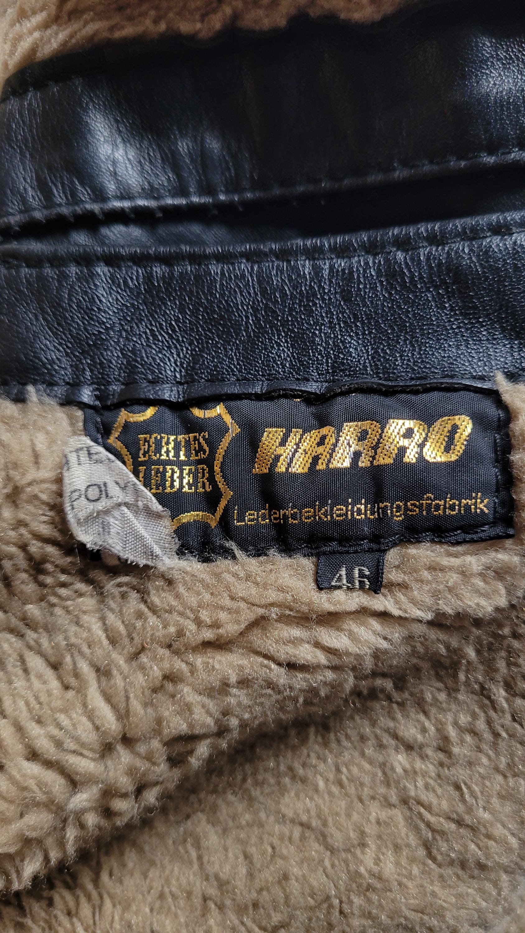 Original Rare Vintage 70s Harro Cafe Racer Leather Sports