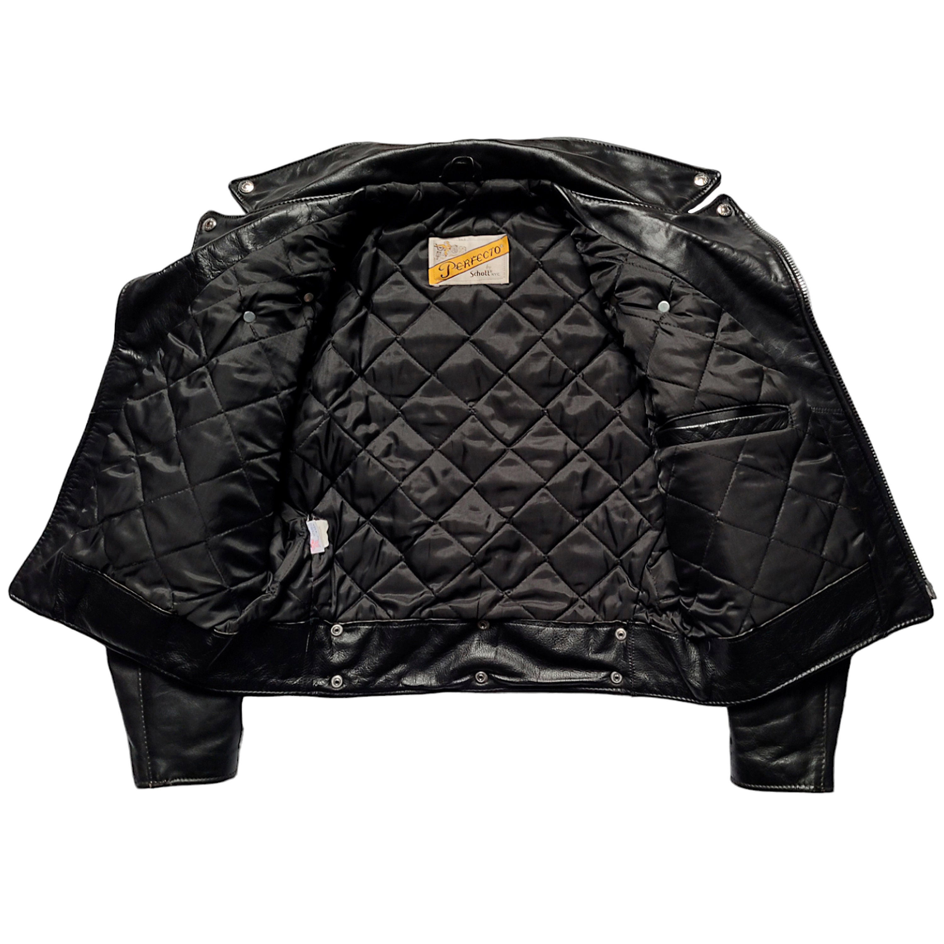 Original Rare Vintage 80s Schott NYC 108W Perfecto Cropped Original Rare Vintage 80s Schott NYC 108W Perfecto Cropped