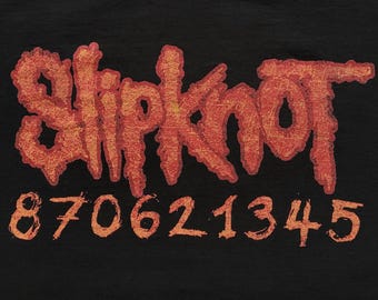 Rare Vintage 00s Fruit of the Loom Heavy Cotton Slipknot
