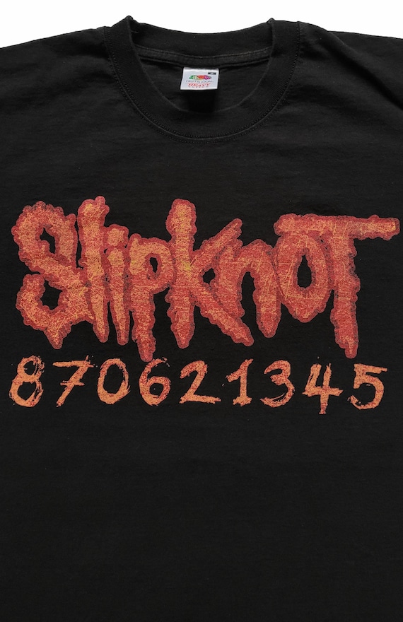Rare Vintage 00s Fruit of the Loom Heavy Cotton Slipknot 870621345