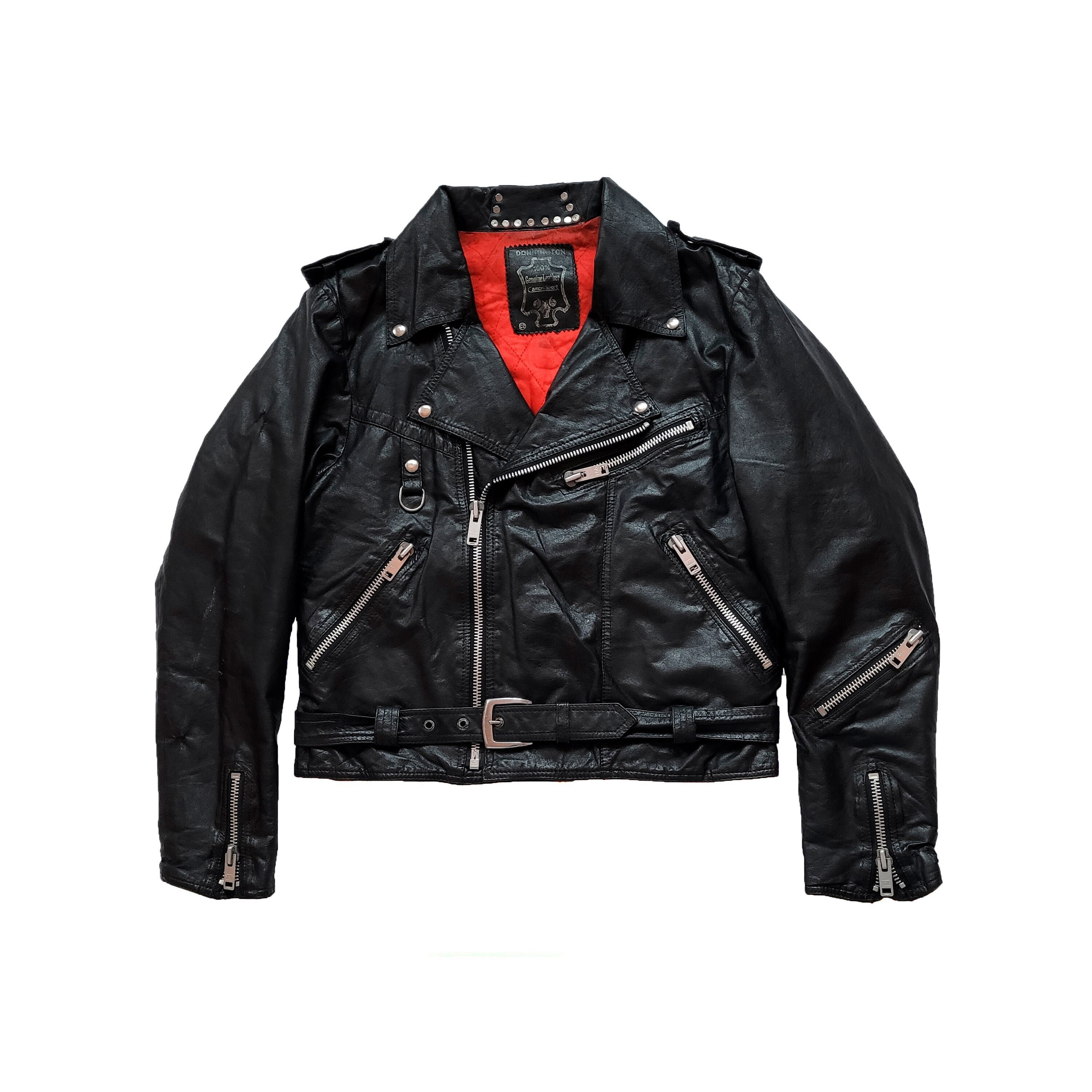 Original Rare Vintage 80s Campri Donnington Jofama Type Motorcycle Punk Leather Jacket - Etsy Original Rare Vintage 80s Campri Donnington Jofama Type Motorcycle Punk Leather Jacket - Etsy