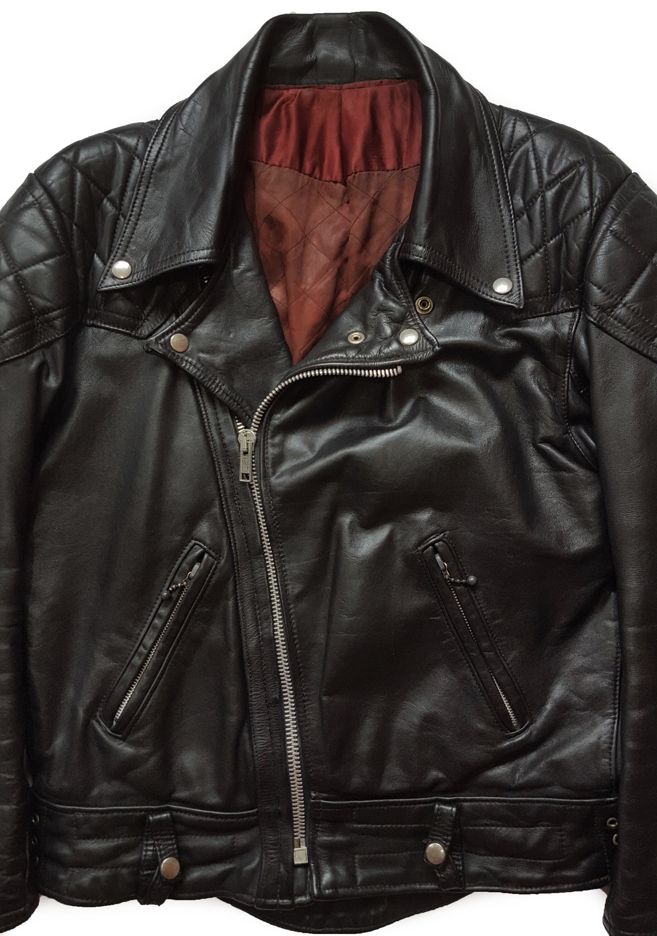 格安新品  Rare Ultra Vintage Monza Leathers/highwayman Speedman 70s ジャケット・アウター