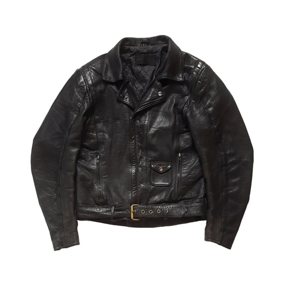 Rare Vintage 80s Harley Davidson Rider Leather Motorcycle Jacket  