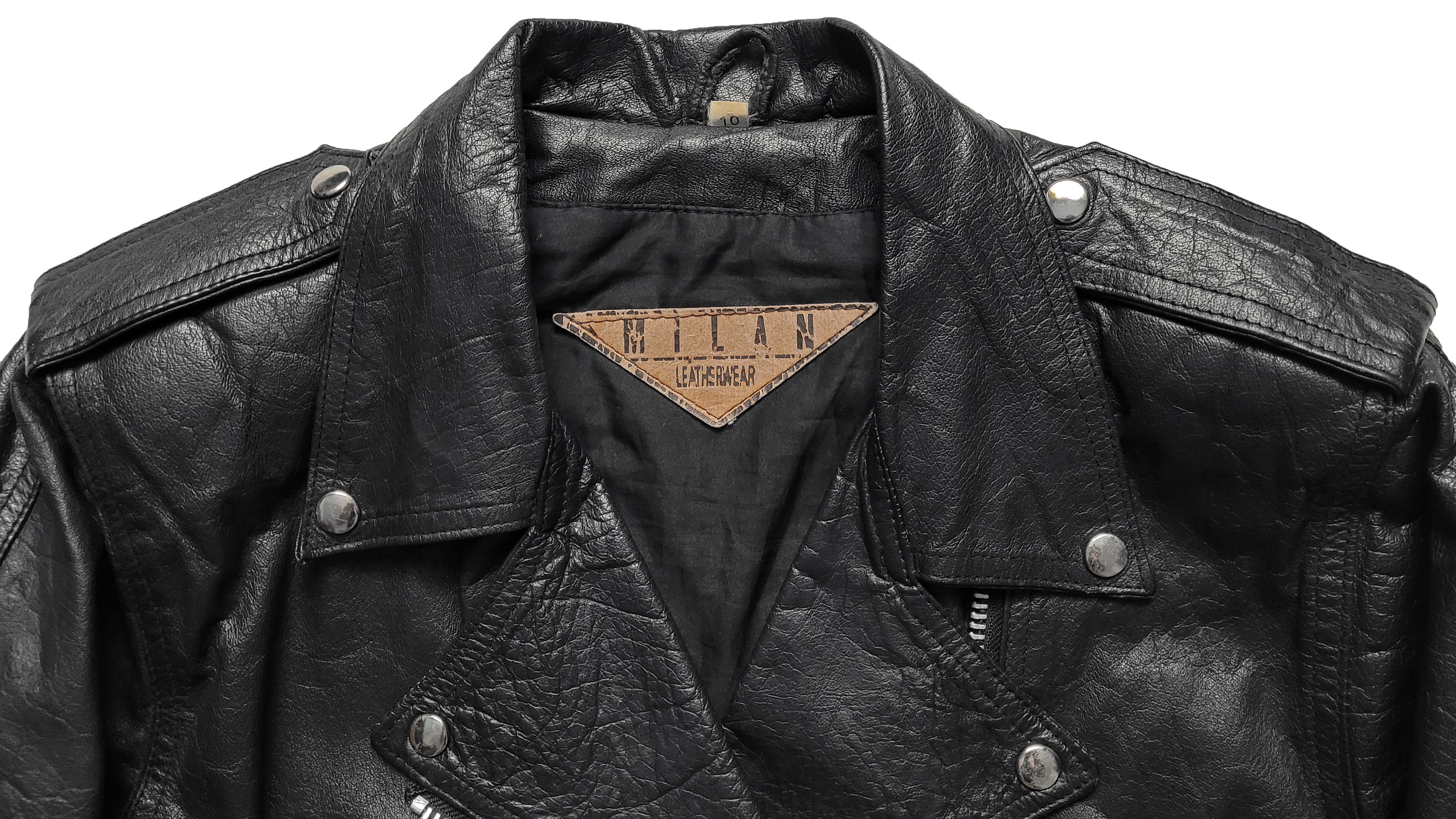 Original Rare Vintage 90s Milan Leatherwear Motorcycel Punk Original Rare Vintage 90s Milan Leatherwear Motorcycel Punk