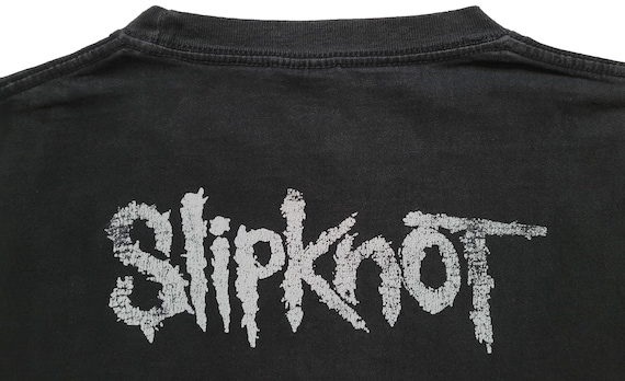 Original Rare Vintage 00s Hot Rock Slipknot IOWA Fadet Cotton T