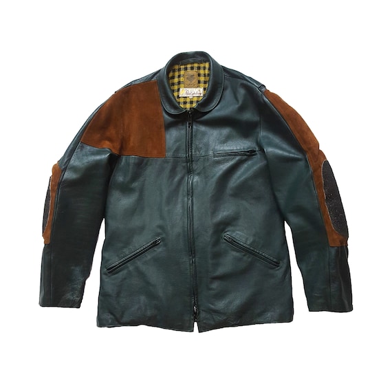 Ultra Rare Vintage 70s LEFA Akta Getskinn Leather Shooting