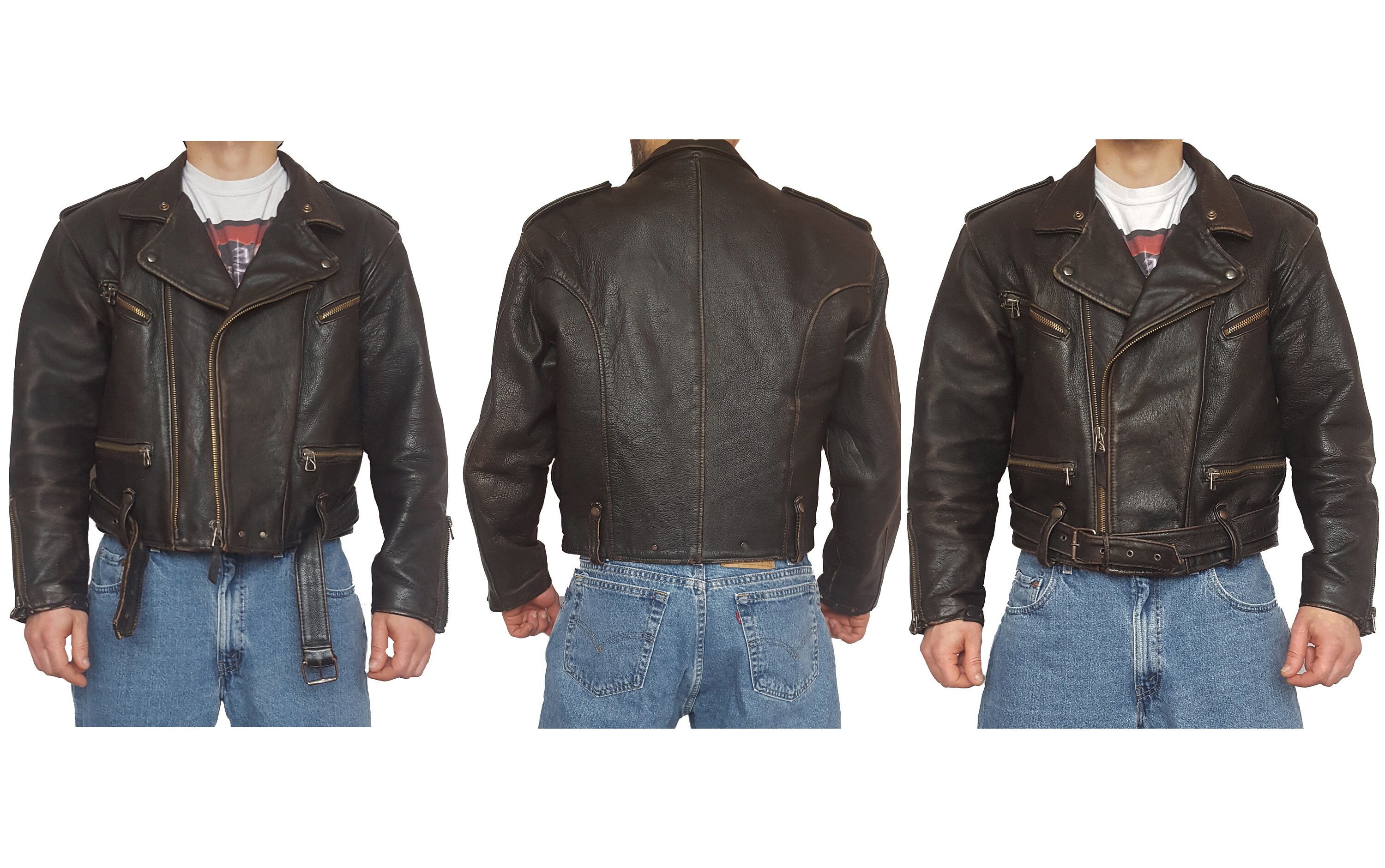 ジャケット・アウター 70s Vintage Leather \"Luftwaffe Motif\" vintage 1970s German Luftwaffe leather jacket gray leather