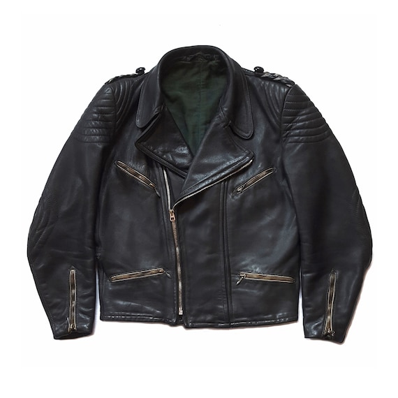 ジャケット・アウター 23FW 50s leather jacket Men's 1950s Motorcycle Leather Jacket 613 – Crush on Retro