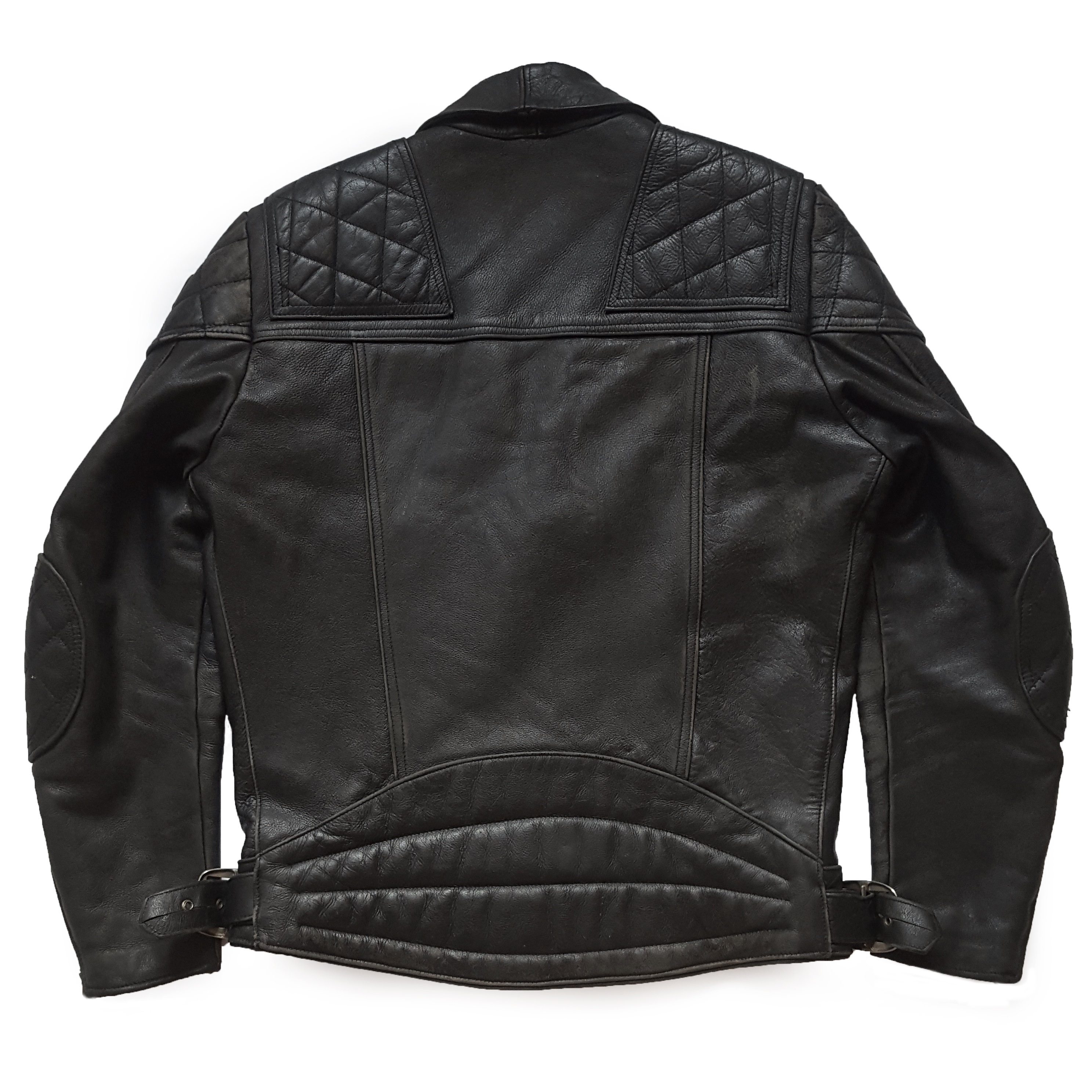 Rare Vintage 70s TT Leathers Essex Distressed Leather Rare Vintage 70s TT Leathers Essex Distressed Leather