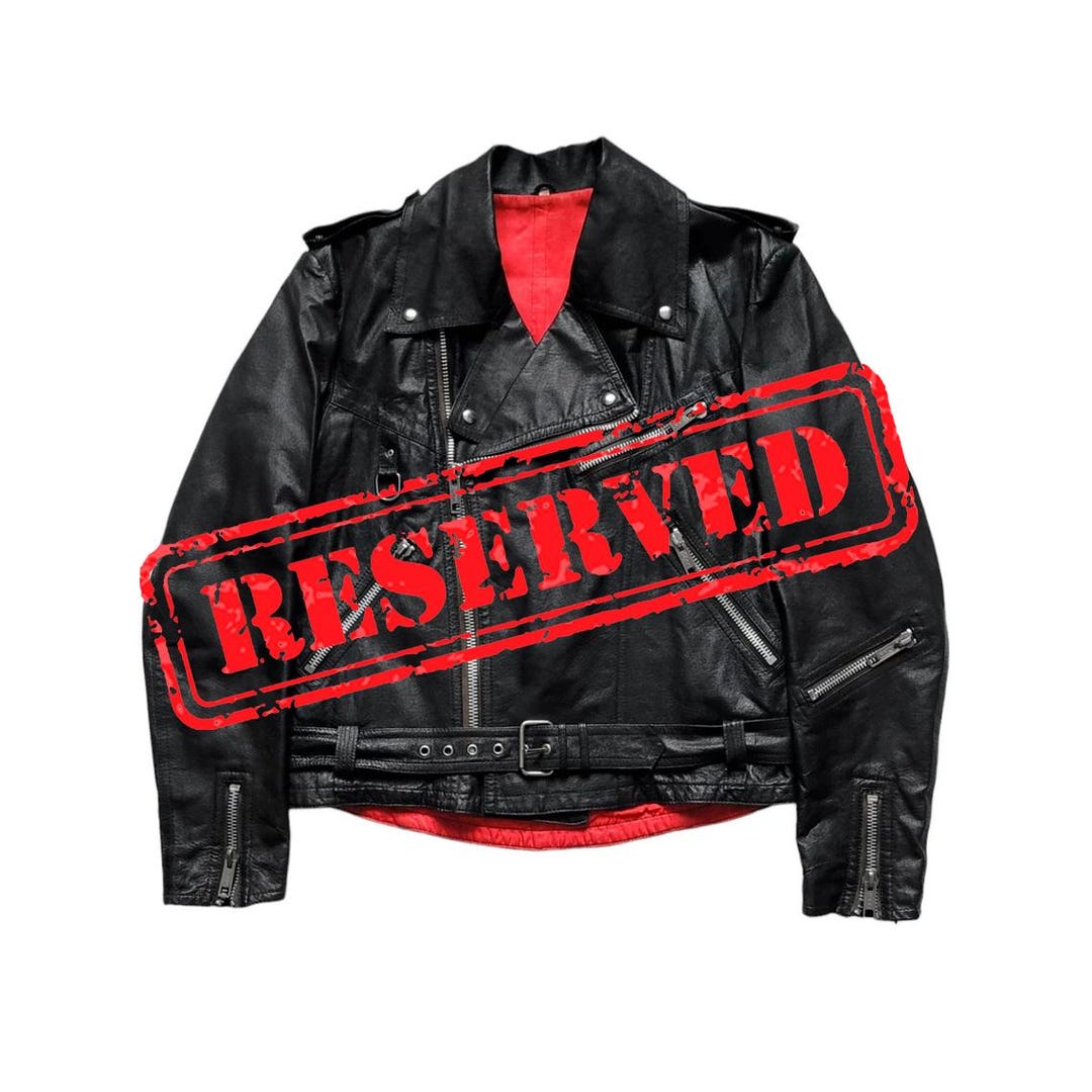 Original Rare Vintage 80s Campri/jofama Type Motorcycle Punk Leather Jacket  - Etsy