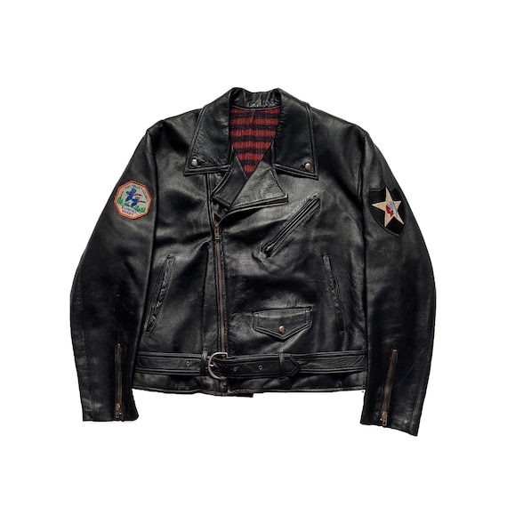 Original Rare Retro Vintage 60s French Motorcycle Patched