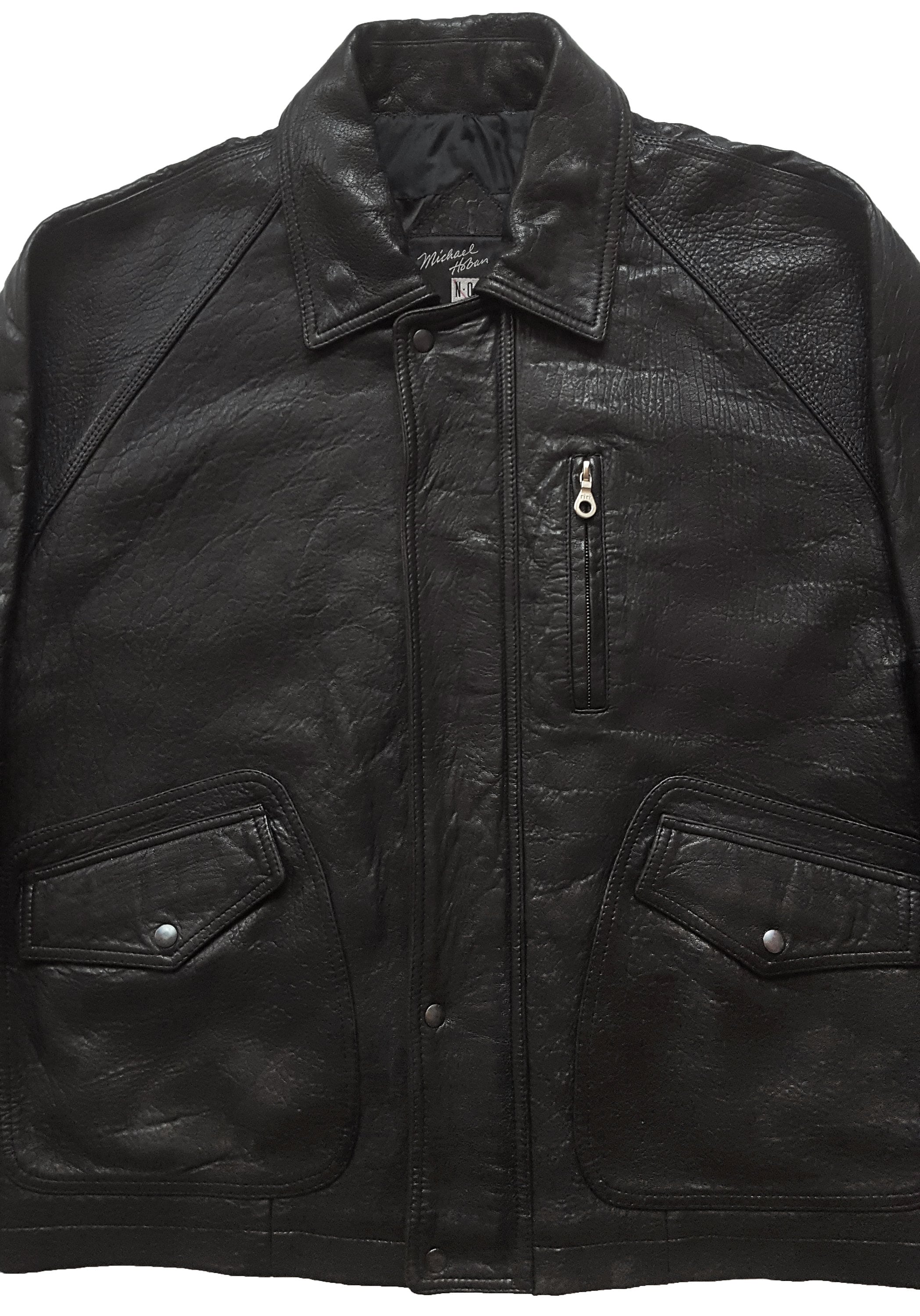 Very Rare Vintage 80s Michael Hoban North Beach Leather Oversized