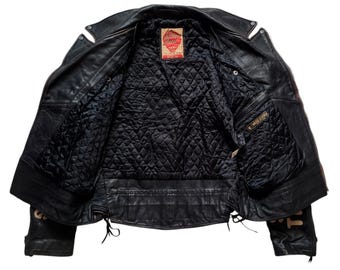 ディーゼル　レーシングジャケット 中古・古着通販】DIESEL (ディーゼル) レーシングジャケット ブラック