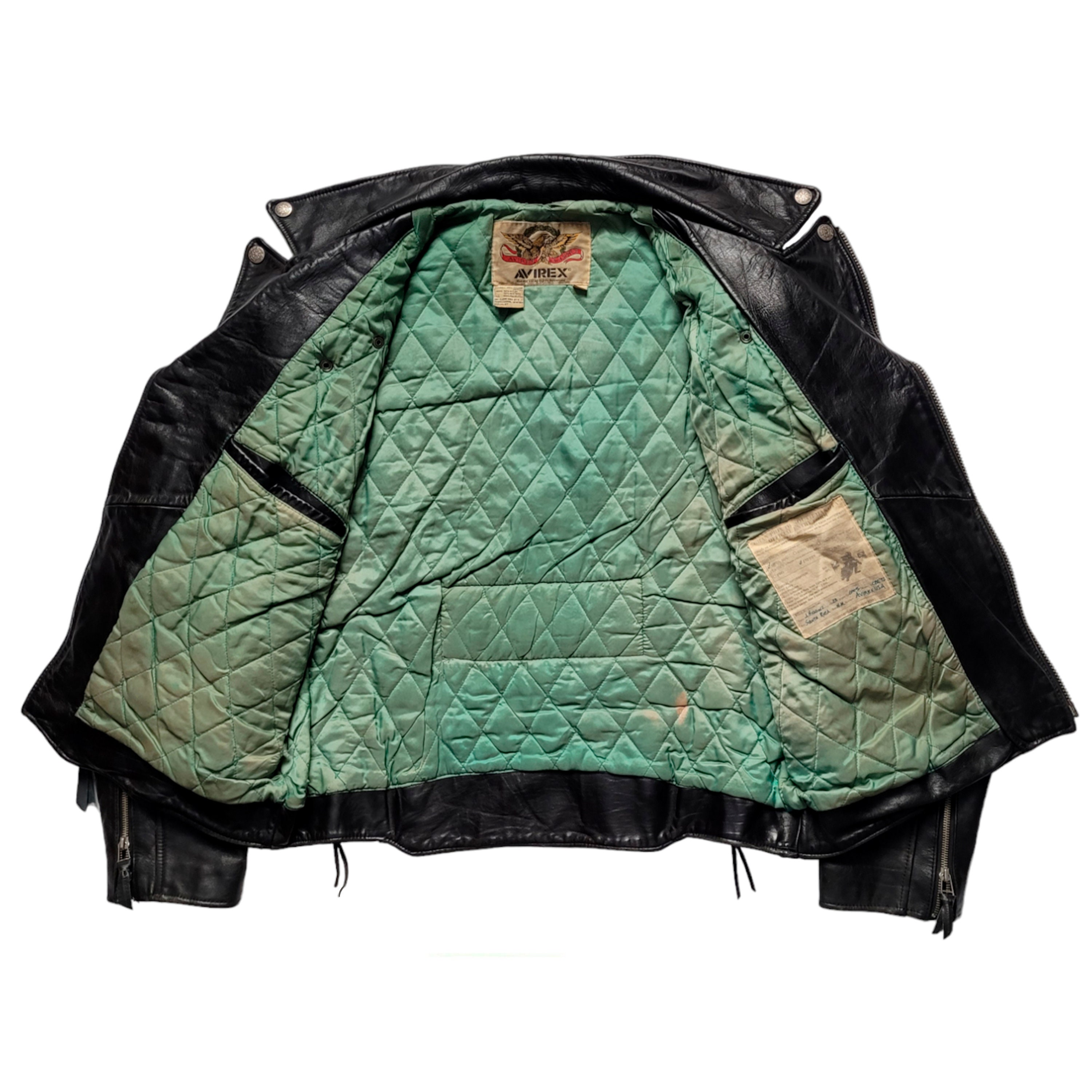 ジャケット・アウター vintage MAX&CO miritary jacket ed Original Rare Vintage 90s Avirex Classics Oversized Perfecto