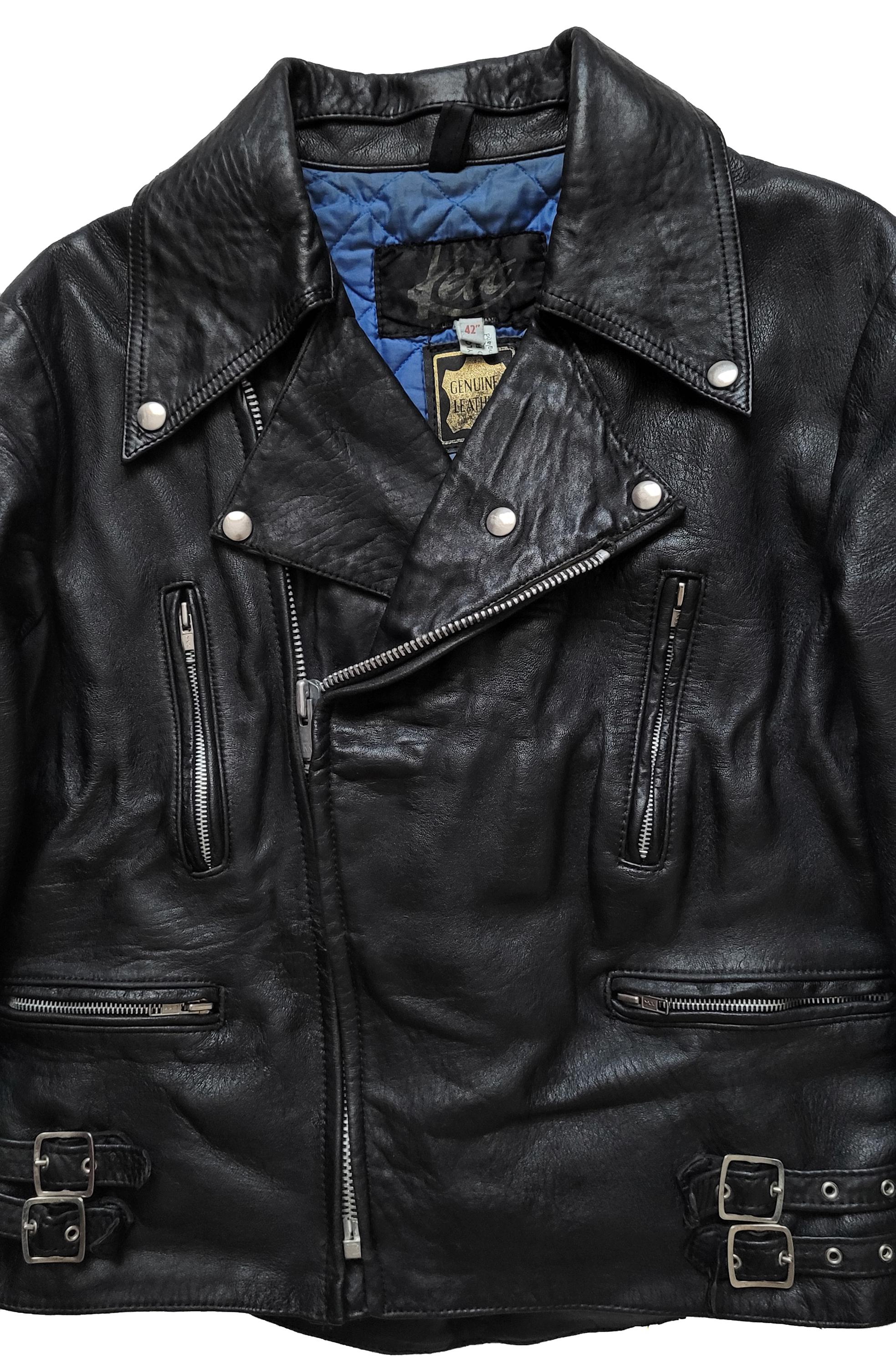 Original Rare Vintage 80s KETT Leathers Lightning Type Motorcycle