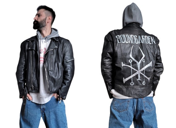 Original Rare Vintage 90s the Leather Showroom Soundgarden Original Rare Vintage 90s the Leather Showroom Soundgarden