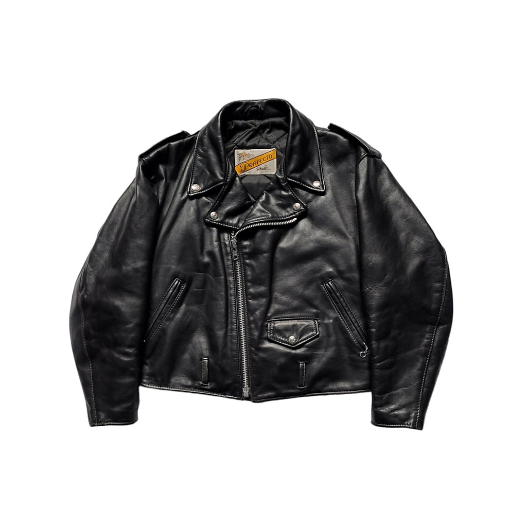 Original Rare Vintage 80s Schott NYC 108W Perfecto Cropped Original Rare Vintage 80s Schott NYC 108W Perfecto Cropped