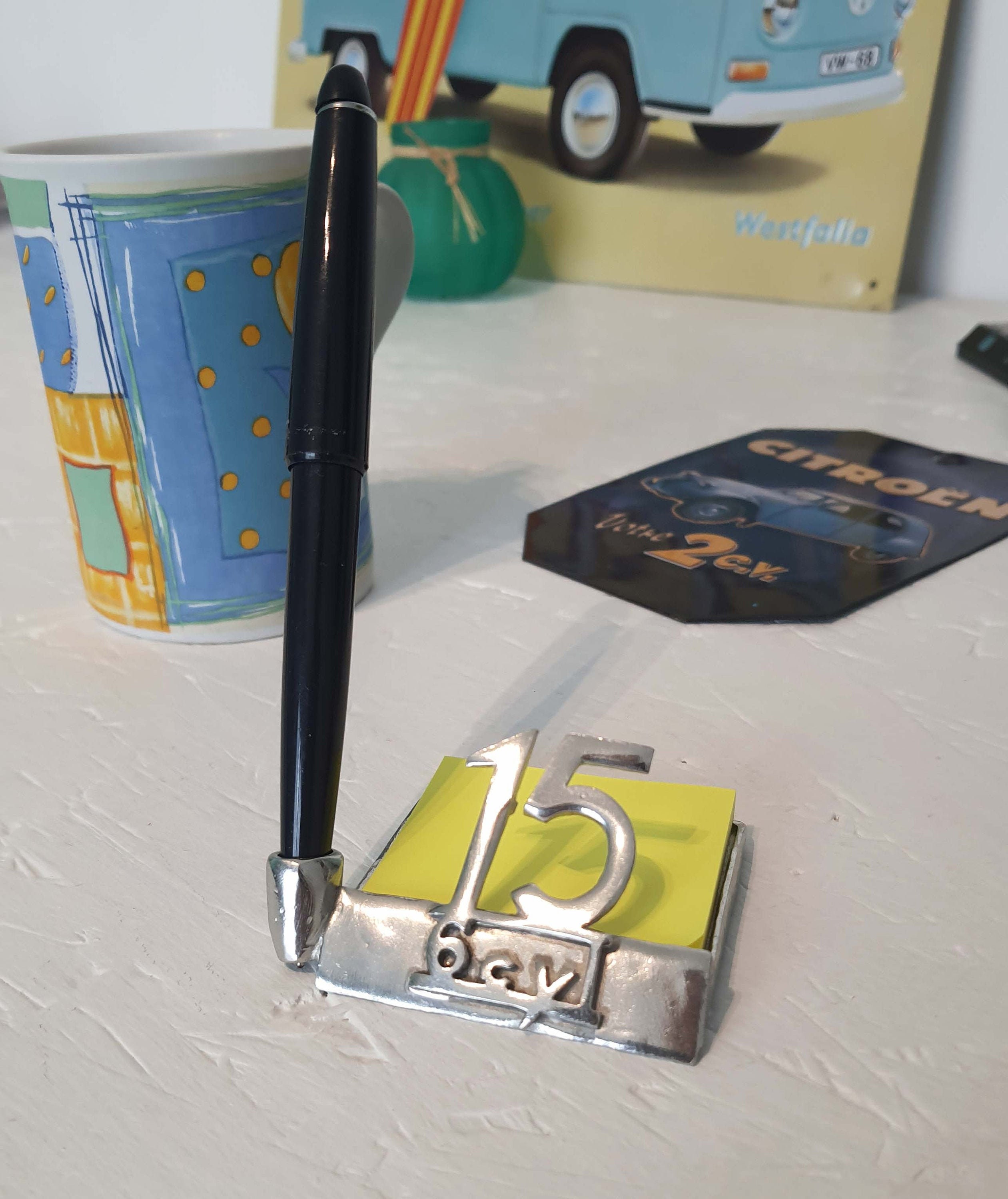 Support Post-It et Crayon, Traction Avant 15/6