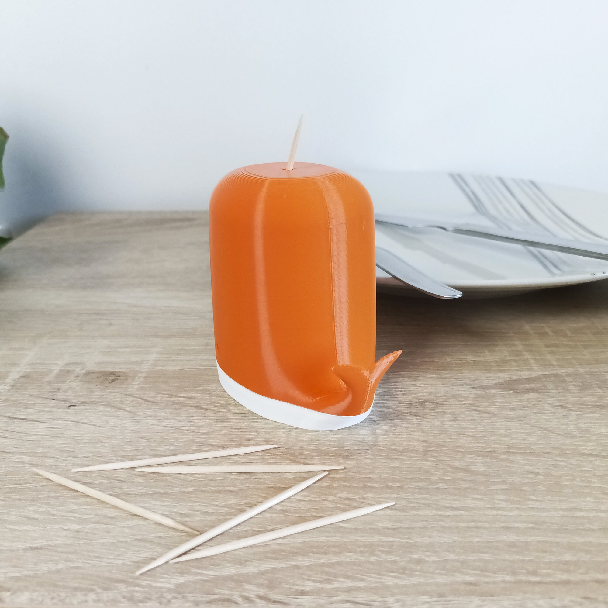 Toothpick Holder Whale With Lid Toothpick Dispenser Etsy