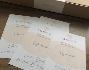 Customizable package labels in Canva | 2 sizes & colors | Instant download