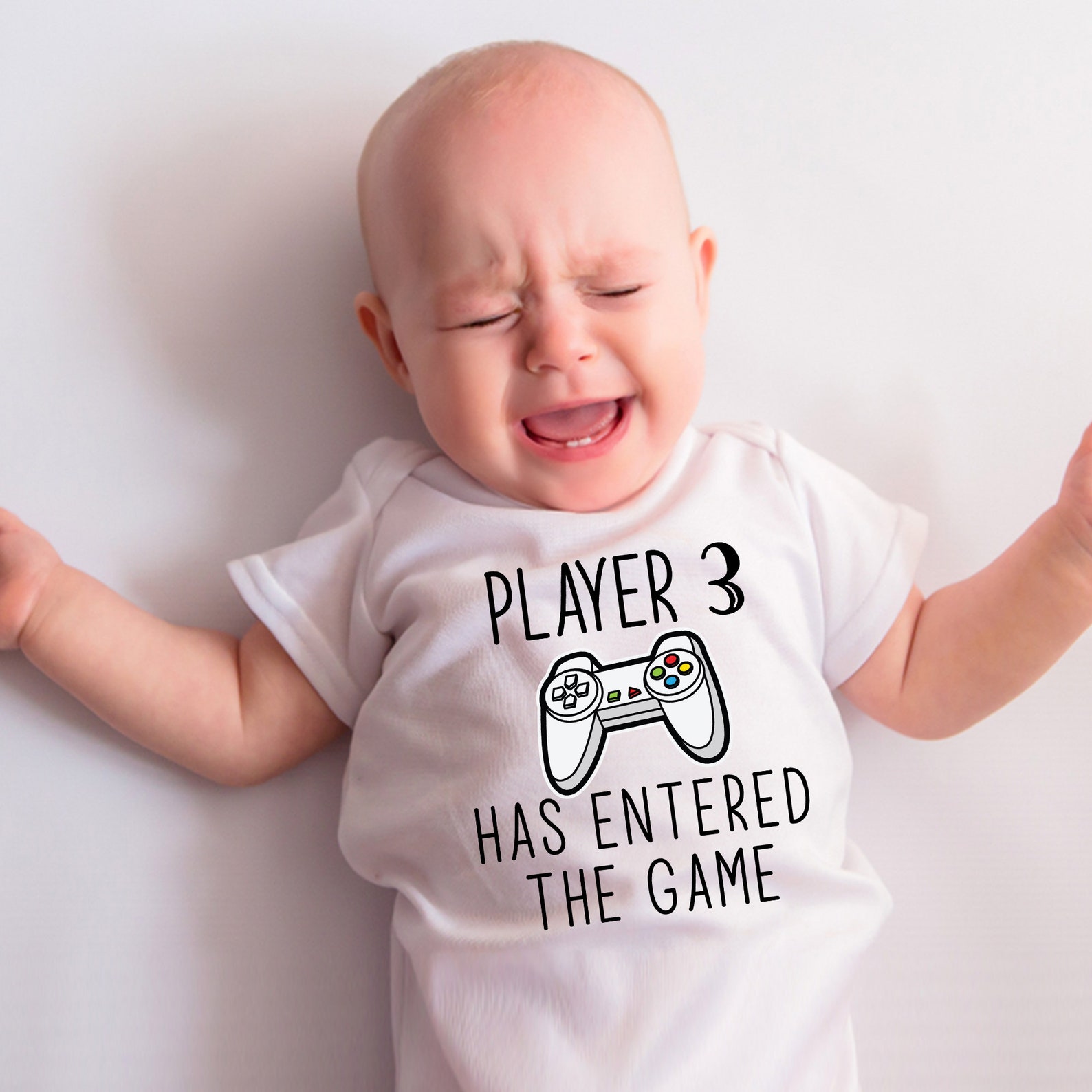 Player 3 Has Entered The Game Onesie® Funny Baby Clothes Etsy